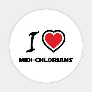 I Heart Midi-Chlorians Magnet